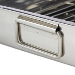 Relaxdays Braadslede Met Rooster - Edelstaal - Ovenschaal - Braadpan - Braadslee - Zilver - L -Le Creuset Winkel 1200x1200 821