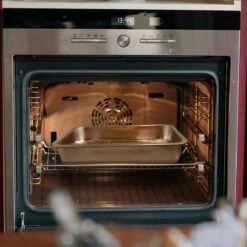 YUGN Braadslede Ovenschaal Braadslee Oven - Braadslede Met Rooster Voor Ovengerechten - Roestvrijstaal En 36x27x7CM - Cadeau Tip -Le Creuset Winkel 1200x1200 824