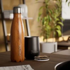 TIGR Cups - Drinkbekers - Thermosbekers - RVS - Set Van 2 - 350ml - Zwart/Rosé Goud -Le Creuset Winkel 1200x1200 973