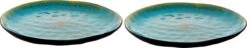 Palmer Bord Lotus 27.5 Cm Zwart Turquoise Stoneware 2 Stuk(s) -Le Creuset Winkel 1200x235
