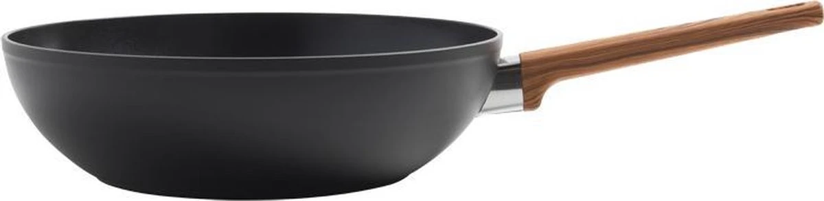 Gero Mark wok Ø 28 cm - aluminium - inductie - PFAS-vrij Gero Mark Wok Ø 28 Cm - Aluminium - Inductie - PFAS-vrij -Le Creuset Winkel