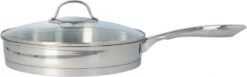4goodz Dubbelwandige RVS Hapjespan Met Deksel 28 Cm - Zilver -Le Creuset Winkel 1200x374