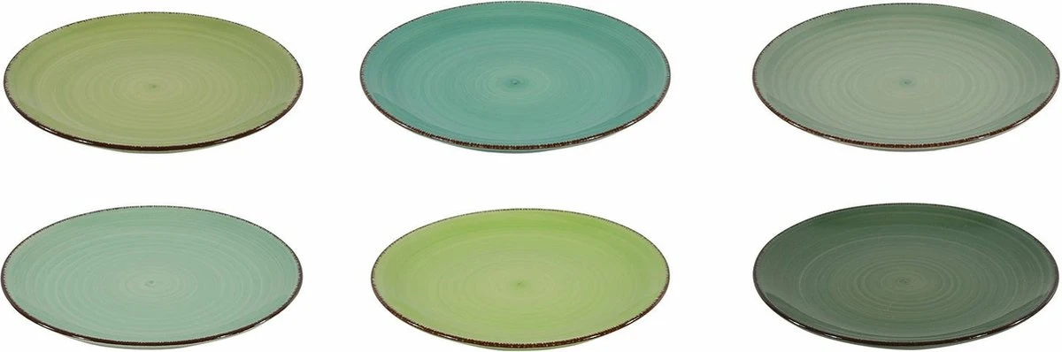 Studio Tavola Ontbijtborden Ocean Blue ø 19 cm - 6 Stuks Studio Tavola Ontbijtborden Ocean Blue ø 19 Cm - 6 Stuks -Le Creuset Winkel