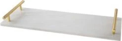 Cosy&Trendy Marmeren Dienblad Met Gouden Handvaten - 40 X 14 Cm -Le Creuset Winkel 1200x403