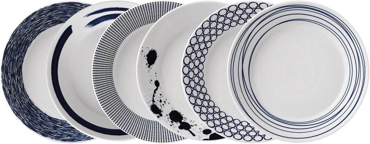 Royal Doulton Pacific - Pastaborden / Bordenset - Porselein - Wit / Blauw - ⌀ 22 cm - 6 Stuks Royal Doulton Pacific - Pastaborden / Bordenset - Porselein - Wit / Blauw - ⌀ 22 Cm - 6 Stuks -Le Creuset Winkel 1200x467 3