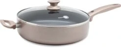 GreenPan Cambridge Hapjespan Met Deksel 28cm - Brons - Inductie - PFAS-vrij -Le Creuset Winkel 1200x475