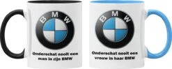 Cadeau Mok BMWrijder - Onderschat Nooit Een Man In Zijn BMW - Zwart Handvat- Kado Beker Voor Vader-opa-broer-neef-oom-zoon-papa -Le Creuset Winkel 1200x482 3