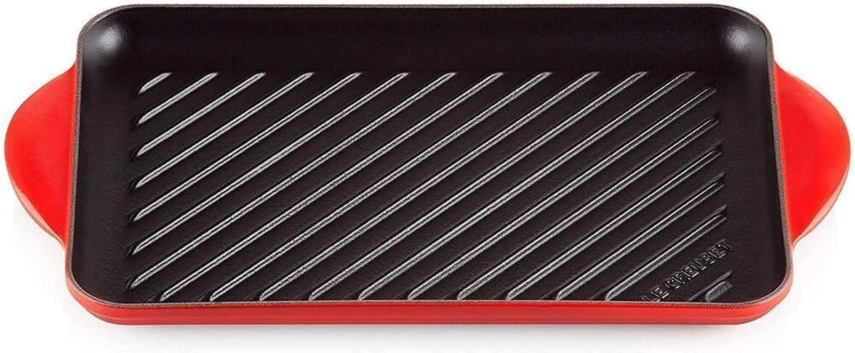 Le Creuset - Gietijzeren Grillplaat - 32x22cm - Kersenrood Le Creuset - Gietijzeren Grillplaat - 32x22cm - Kersenrood -Le Creuset Winkel 1200x496 1