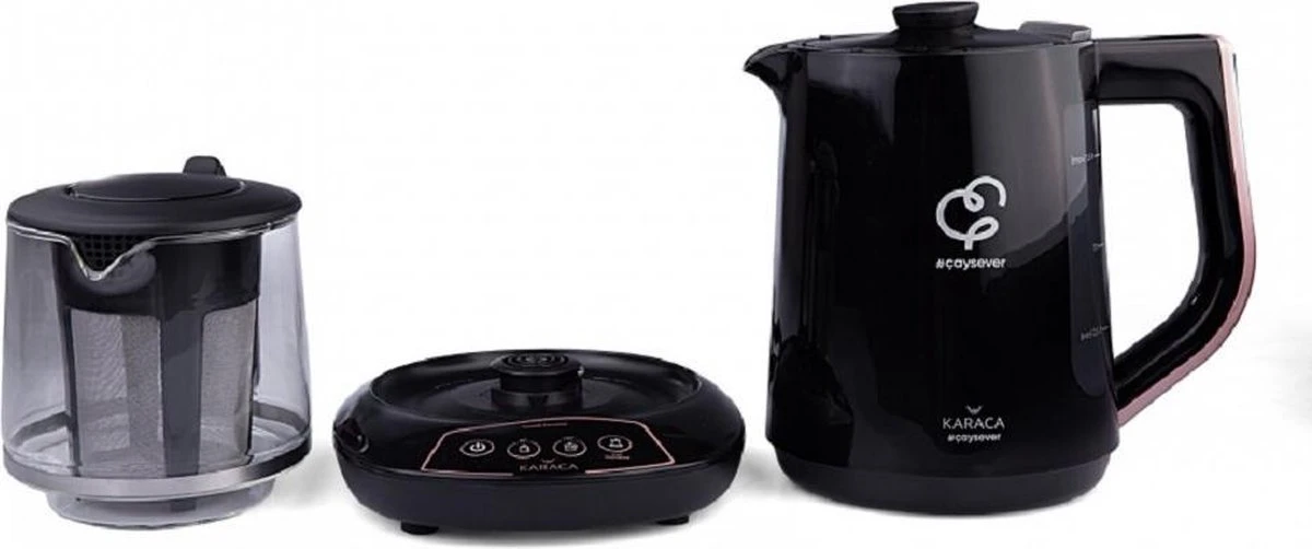 Karaca Caysever Caydanlik - Turkse Theepot Elektrisch - Theepot Kan Praten Karaca Caysever Caydanlik - Turkse Theepot Elektrisch - Theepot Kan Praten -Le Creuset Winkel 1200x502 3