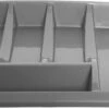 Bestekbak/keuken Organizer - 5-vaks - Grijs - 39 X 39 X 6 Cm