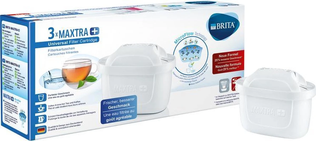 BRITA Maxtra+ Filterpatronen - 3 stuks BRITA Maxtra+ Filterpatronen - 3 Stuks -Le Creuset Winkel 1200x539 4