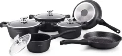 Royalty Line 10-delige Pannenset-- RVS - Gietijzer- Roze 2 Royalty Line 10-delige Pannenset-- RVS - Gietijzer- Roze -Le Creuset Winkel 1200x558