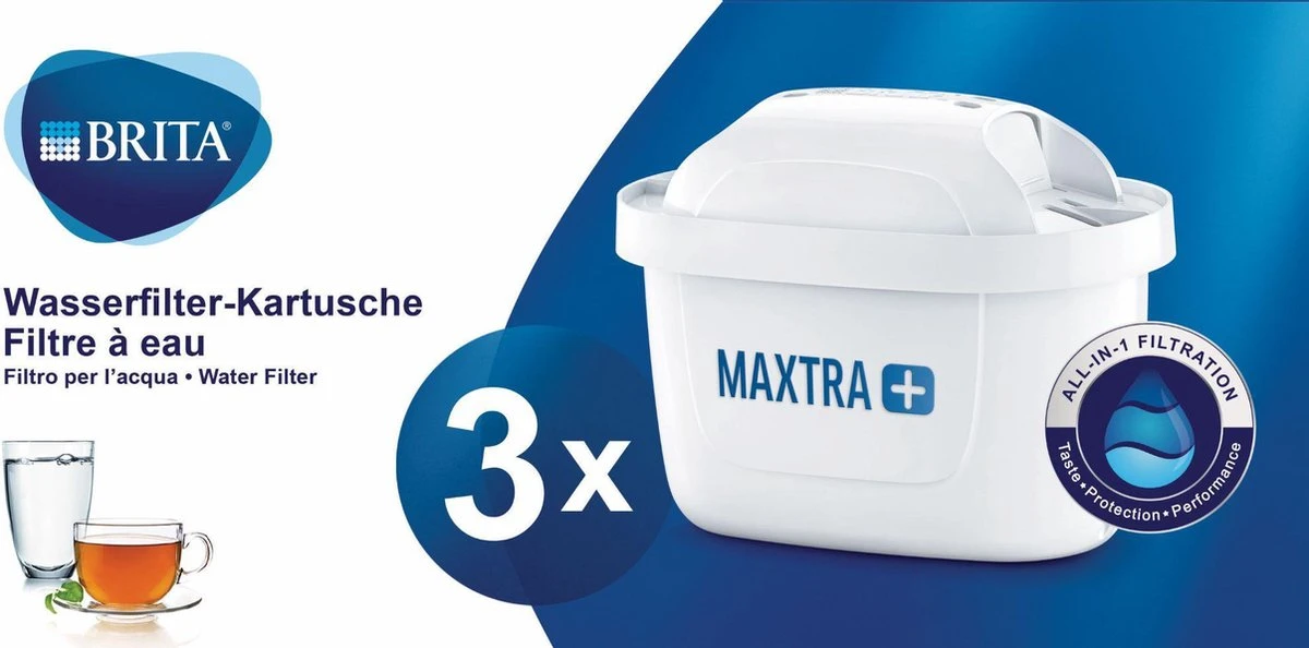 BRITA Maxtra+ Filterpatronen - 3 stuks BRITA Maxtra+ Filterpatronen - 3 Stuks -Le Creuset Winkel 1200x594 1