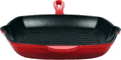 Cdealsz® Grillpan Gietijzer - Inductie - Rood - 28 Cm -Le Creuset Winkel 1200x597 1