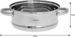 Stoompan INZET 2.6L – Rijststomer - Groentestomer Ø 20 Cm RVS -Le Creuset Winkel 1200x597 4