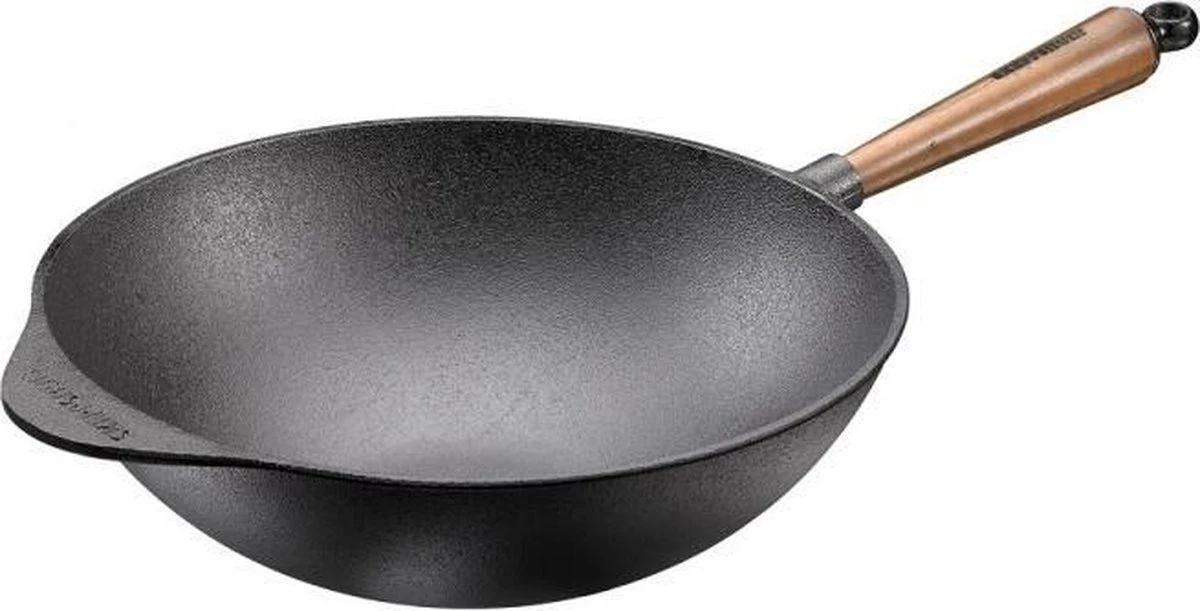 Skeppshult - Wokpan Walnoot Handgreep 32 cm Skeppshult - Wokpan Walnoot Handgreep 32 Cm -Le Creuset Winkel