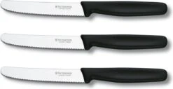 Victorinox Swiss Classic Tafelmessenset - 11cm - 3-delig - Zwart - Gekarteld - RVS En Kunststof -Le Creuset Winkel 1200x615 4