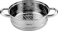 Kinghoff 1536 - Inzet Stoompan - Groentestomer - Vleesstomer - Ø24 X 8.5 Cm -Le Creuset Winkel 1200x648 1