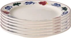 Boerenbont Bord Ø24 Cm 6 Stuks