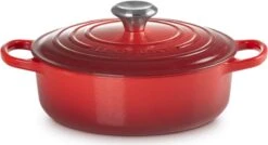 Le Creuset - Gietijzeren - Lage Braadpan - 24cm - Kersenrood 15 Le Creuset - Gietijzeren - Lage Braadpan - 24cm - Kersenrood -Le Creuset Winkel 1200x653 1