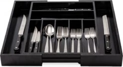 Merkloos Decopatent® Uitschuifbaar Bestekbak - Besteklade - 7 Vaks -> Uitschuifbaar Naar 9 Vakken - Bestekbakken Organizer - Bamboe - Zwart 6 Merkloos Decopatent® Uitschuifbaar Bestekbak - Besteklade - 7 Vaks -> Uitschuifbaar Naar 9 Vakken - Bestekbakken Organizer - Bamboe - Zwart -Le Creuset Winkel 1200x661 8