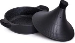 Aluminium Tajine Agadir- Matt Black Geschikt Ook Voor Inductie -Le Creuset Winkel 1200x679