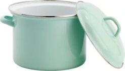 Lite-Body Soeppan / Stamppotpan Met Deksel - Ø 22 Cm/ 6ltr - Emaille - Mintgroen -Le Creuset Winkel 1200x684