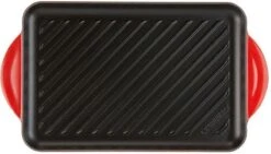 Le Creuset - Gietijzeren Grillplaat - 32x22cm - Kersenrood 5 Le Creuset - Gietijzeren Grillplaat - 32x22cm - Kersenrood -Le Creuset Winkel 1200x685