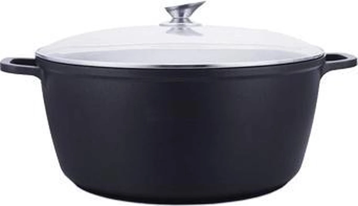 Kookkunst Holland braadpan met glazen deksel marmeren coating - inductie - Ø 20 cm Kookkunst Holland Braadpan Met Glazen Deksel Marmeren Coating - Inductie - Ø 20 Cm -Le Creuset Winkel 1200x691 3