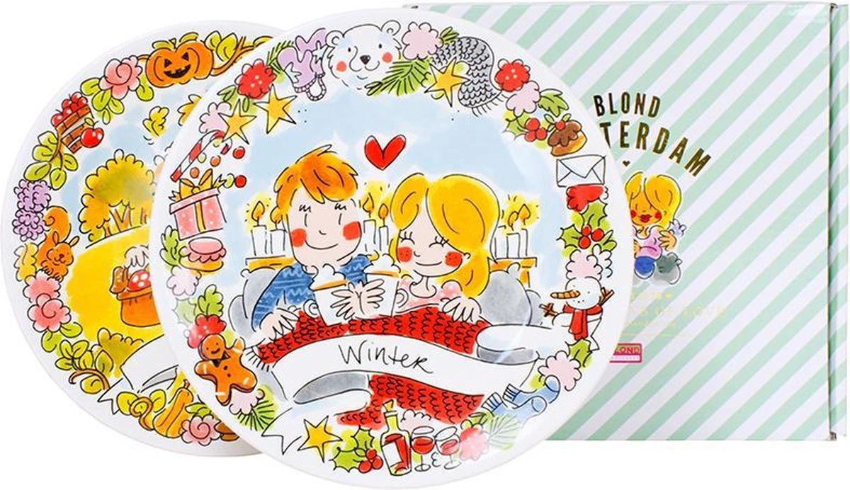 Blond Amsterdam Winter ontbijtborden set - 2 stuks: Autum & Winter - Ø 22 cm Blond Amsterdam Winter Ontbijtborden Set - 2 Stuks: Autum & Winter - Ø 22 Cm -Le Creuset Winkel 1200x692 1