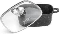 Edënbërg Stonetec Line - 8-delige Luxe Pannenset Van Gesmeed Aluminium - Zwart -Le Creuset Winkel 1200x694 1