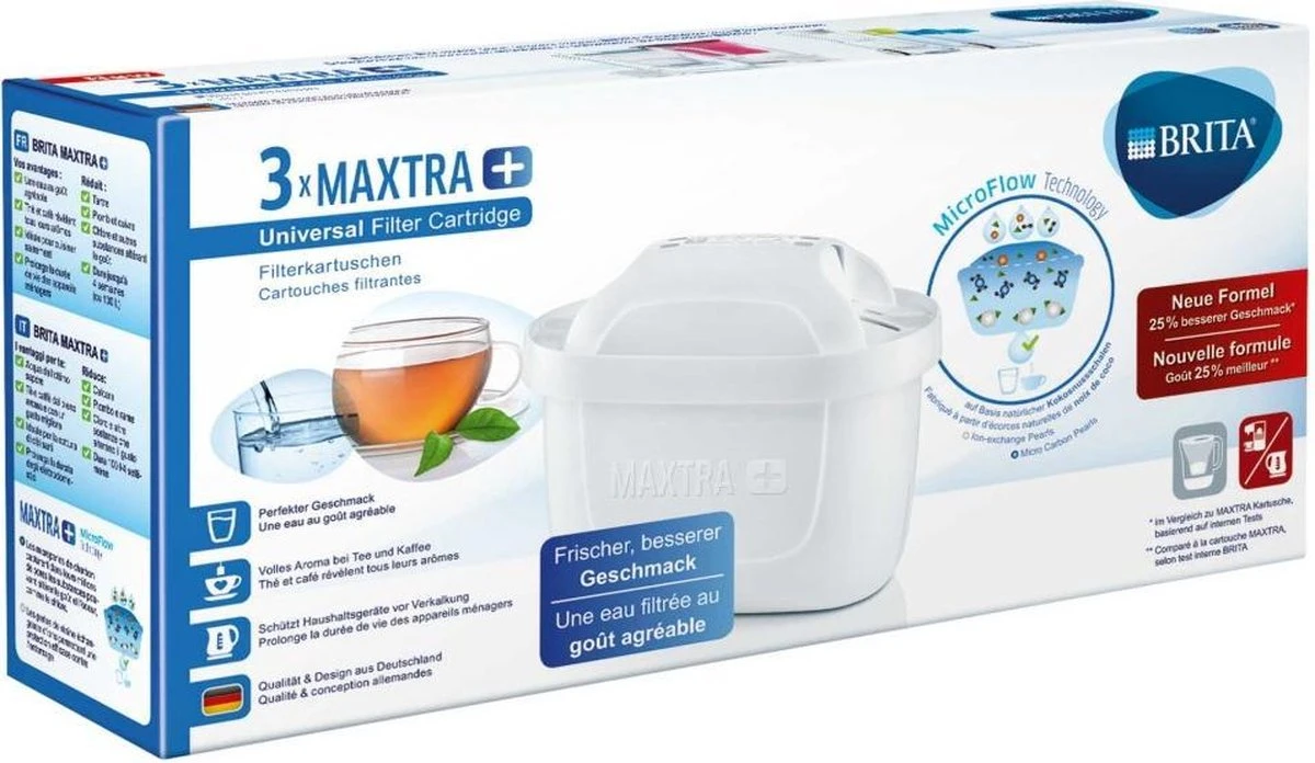 BRITA Maxtra+ Filterpatronen - 3 stuks BRITA Maxtra+ Filterpatronen - 3 Stuks -Le Creuset Winkel 1200x696 2