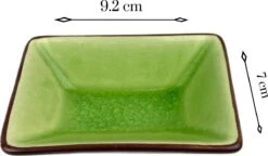 Sushi Servies Set 2 Personen | Groen | Luxe Sushi Servies | Handgemaakt | Sushi Bord En Schaaltjes | 2 Paar Chopsticks | Japanse Kwaliteit | Kirin Gumi Fine Collection | Keramiek | Vaatwasser Bestendig | 5-delig -Le Creuset Winkel 1200x698 6