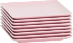Lite-Body Hermes Gebaksbordjes - Set Van 8 Stuks - Ø16 Cm - Roze Mat -Le Creuset Winkel 1200x709 3