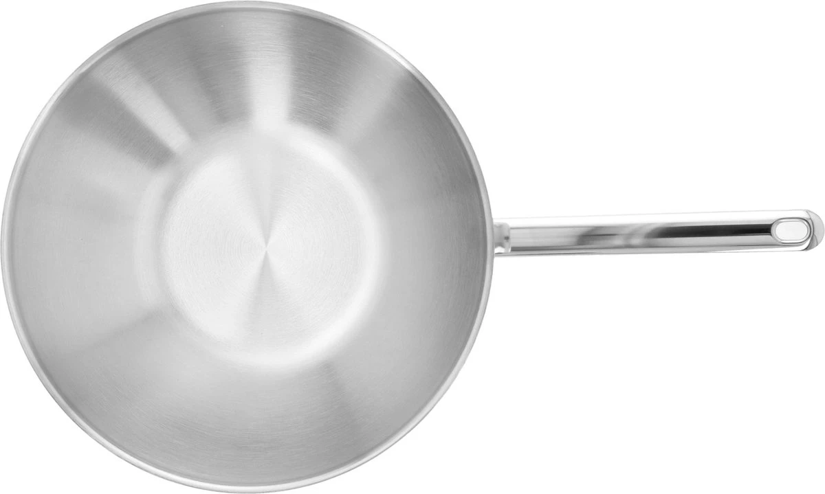 Demeyere Senses 5 RVS Wokpan - Inductie - 30 cm – PTFE en PFAS Vrij Demeyere Senses 5 RVS Wokpan - Inductie - 30 Cm – PTFE En PFAS Vrij -Le Creuset Winkel