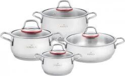 Karaca Emirgan Pannenset - 8 Delig - Geschikt Voor Inductie -Le Creuset Winkel 1200x730