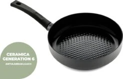 ISENVI Avon Keramische Hapjespan 26 CM - Ergo Greep -Le Creuset Winkel 1200x772