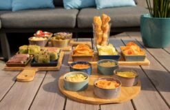 Cosy & Trendy Serveerplank Bamboe Dia 25 Cm Met 5x Luxe Hapjes/saus/tapas Schaaltjes -Le Creuset Winkel 1200x778 4