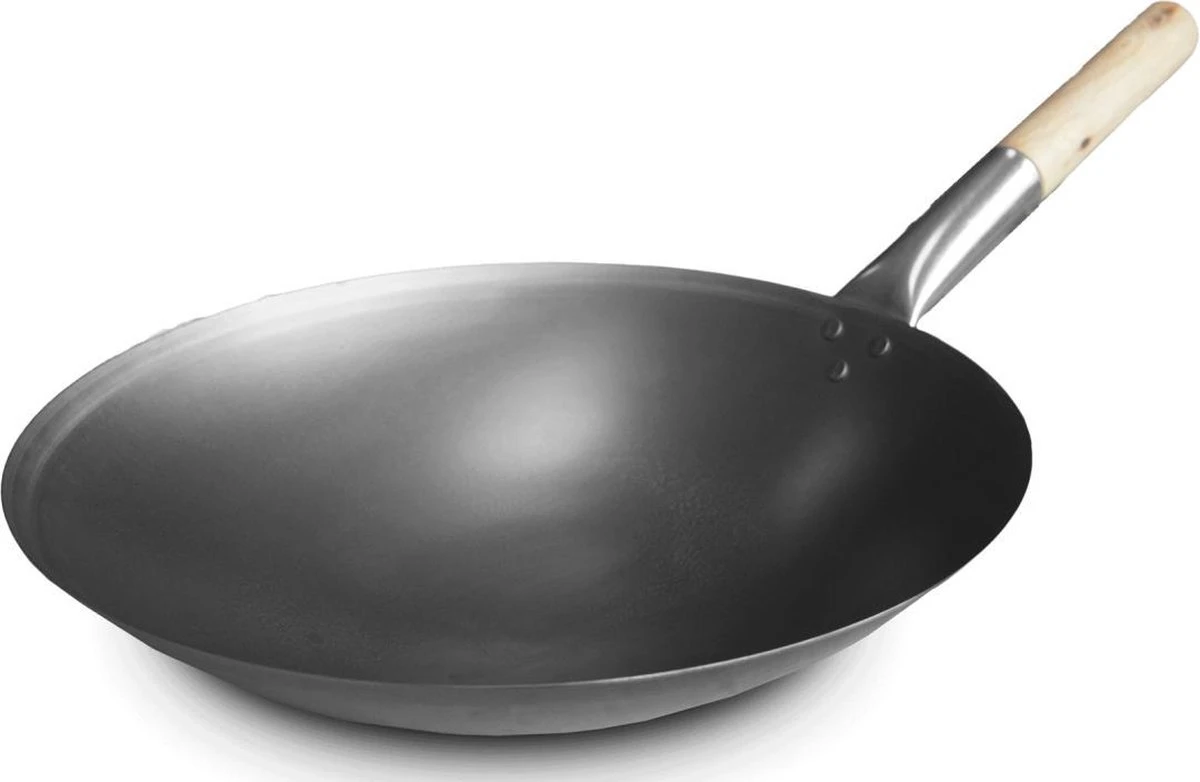 Kitchen Basics Wokpan 40 cm + Houten Steel Kitchen Basics Wokpan 40 Cm + Houten Steel -Le Creuset Winkel 1200x782 1