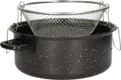 Benson Frituurpan Met Korf - Ø 26 Cm - Carbonstaal Met Marmer Coating 8 Benson Frituurpan Met Korf - Ø 26 Cm - Carbonstaal Met Marmer Coating -Le Creuset Winkel 1200x792 3