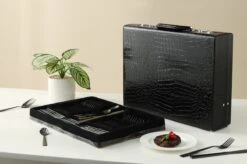 Swiss Pro+ Bestekset In Koffer-72 Delig-12 Persoons-Zwitsers Kwaliteit-Complete Set-100% Roestvrijstaal- Zwart -Le Creuset Winkel 1200x799 134