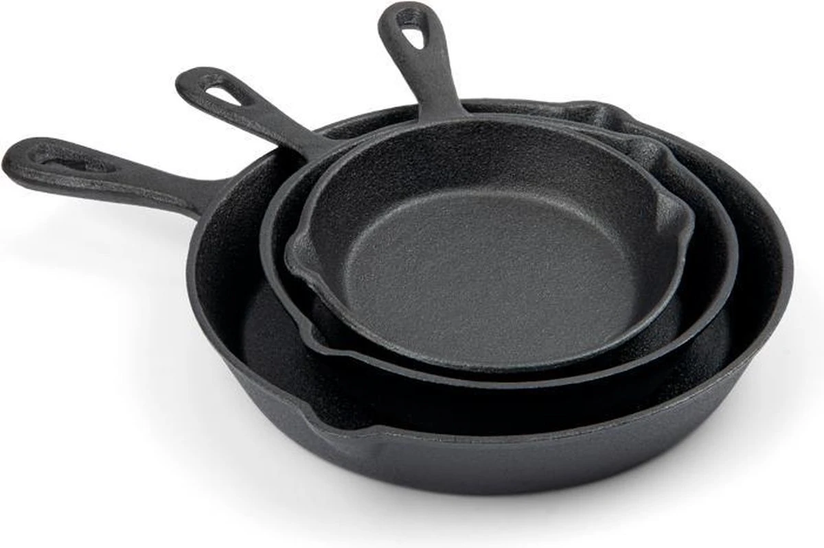 Gietijzeren pannenset - Cast Iron Skillets - BBQ Skilletset Gietijzeren Pannenset - Cast Iron Skillets - BBQ Skilletset -Le Creuset Winkel 1200x799 14