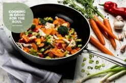 ISENVI Victoria Forged Keramische Wokpan Met Deksel 32CM - RVS Greep -Le Creuset Winkel 1200x799 31