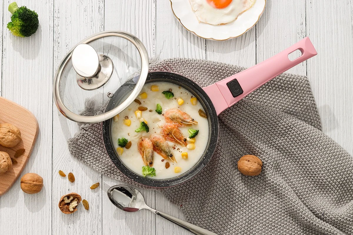 Swiss Pro+ | Set 14 Delige Pannenset | Inductie - Pannensets - Glazen deksel - Met afneembare handgreep - Marmeren interieur -PFAS-vrij | Pink Swiss Pro+ | Set 14 Delige Pannenset | Inductie - Pannensets - Glazen Deksel - Met Afneembare Handgreep - Marmeren Interieur -PFAS-vrij | Pink -Le Creuset Winkel 1200x799 58