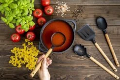 Smile 10-Delige Pannenset - Anti Aanbaklaag - Vaatwasser Bestendig - Zwart - MGK-17 -Le Creuset Winkel 1200x800 61