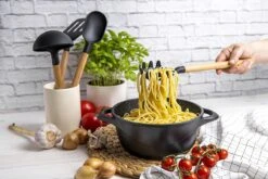 Smile 10-Delige Pannenset - Anti Aanbaklaag - Vaatwasser Bestendig - Zwart - MGK-17 -Le Creuset Winkel 1200x800 62