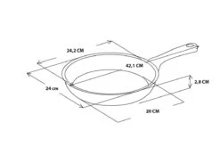 GreenPan Essentials Pannenkoekenpan 24cm - Zwart - Inductie - PFAS-vrij 2 GreenPan Essentials Pannenkoekenpan 24cm - Zwart - Inductie - PFAS-vrij -Le Creuset Winkel 1200x800 69