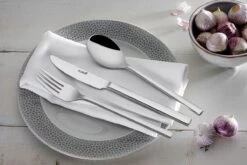 Sola Bestekset Montreux - Modern - 12 Persoons - 100 Delig - Zilverwit Edelstaal 18/10 - RVS - Zilver 2 Sola Bestekset Montreux - Modern - 12 Persoons - 100 Delig - Zilverwit Edelstaal 18/10 - RVS - Zilver -Le Creuset Winkel 1200x801 23