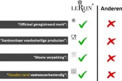 LeRijn® Serviesset Deventer 8 Persoons - 24 Delig - Licht Crème Wit Met Gouden Rand En Motief - Dinerborden - Soepborden - Dessertborden - Borden Servies - Bordenset -Le Creuset Winkel 1200x802 8