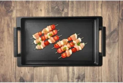 Eurolux Teppanyaki Plaat Met Grepen - 41 X 24 X 2.5 Cm - Zwart - Aluminium - Geschikt Voor Alle Warmtebronnen -Le Creuset Winkel 1200x809